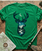 Moonlight River Stag Silhouette T-Shirt