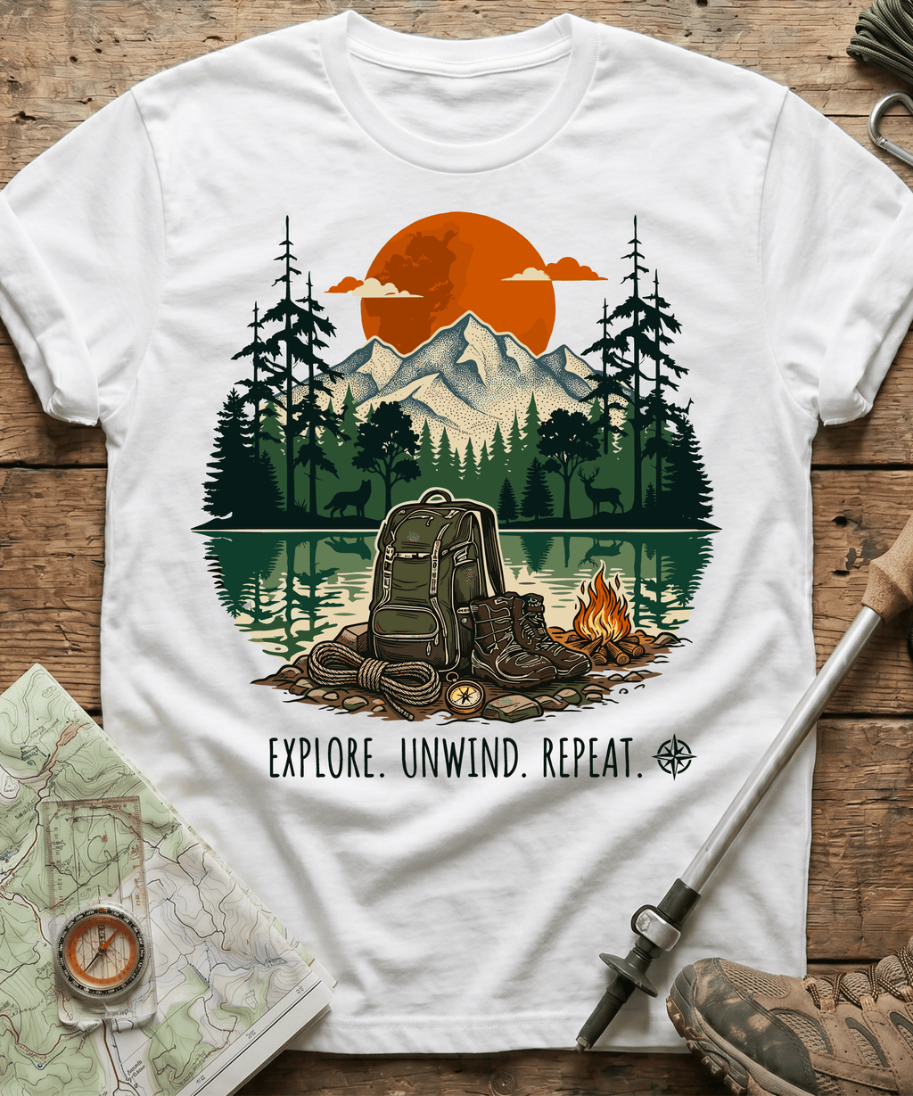 Explore Unwind Repeat T-shirt