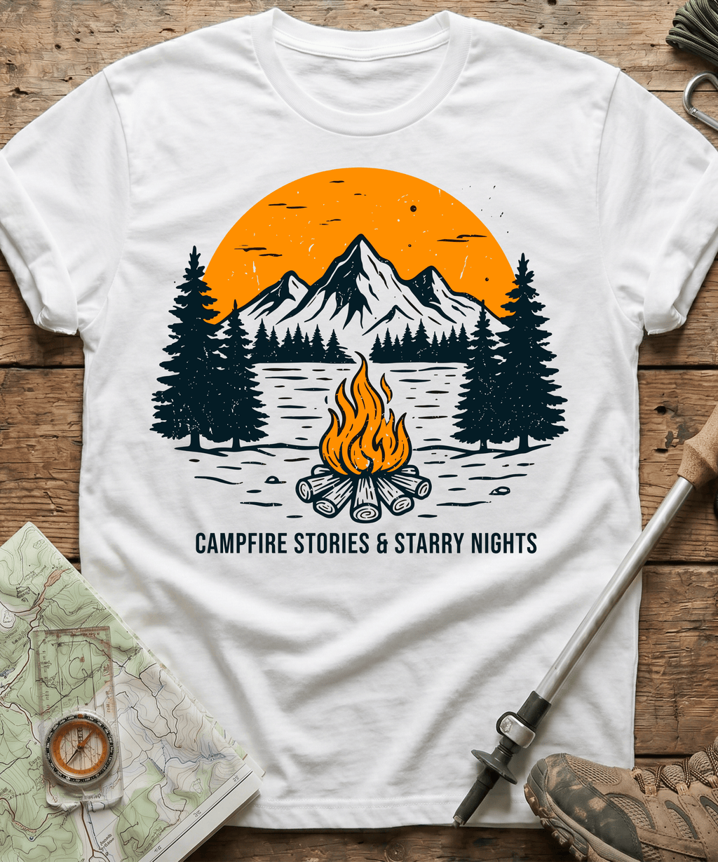 Camfire Stories And Starry Nights T-shirt