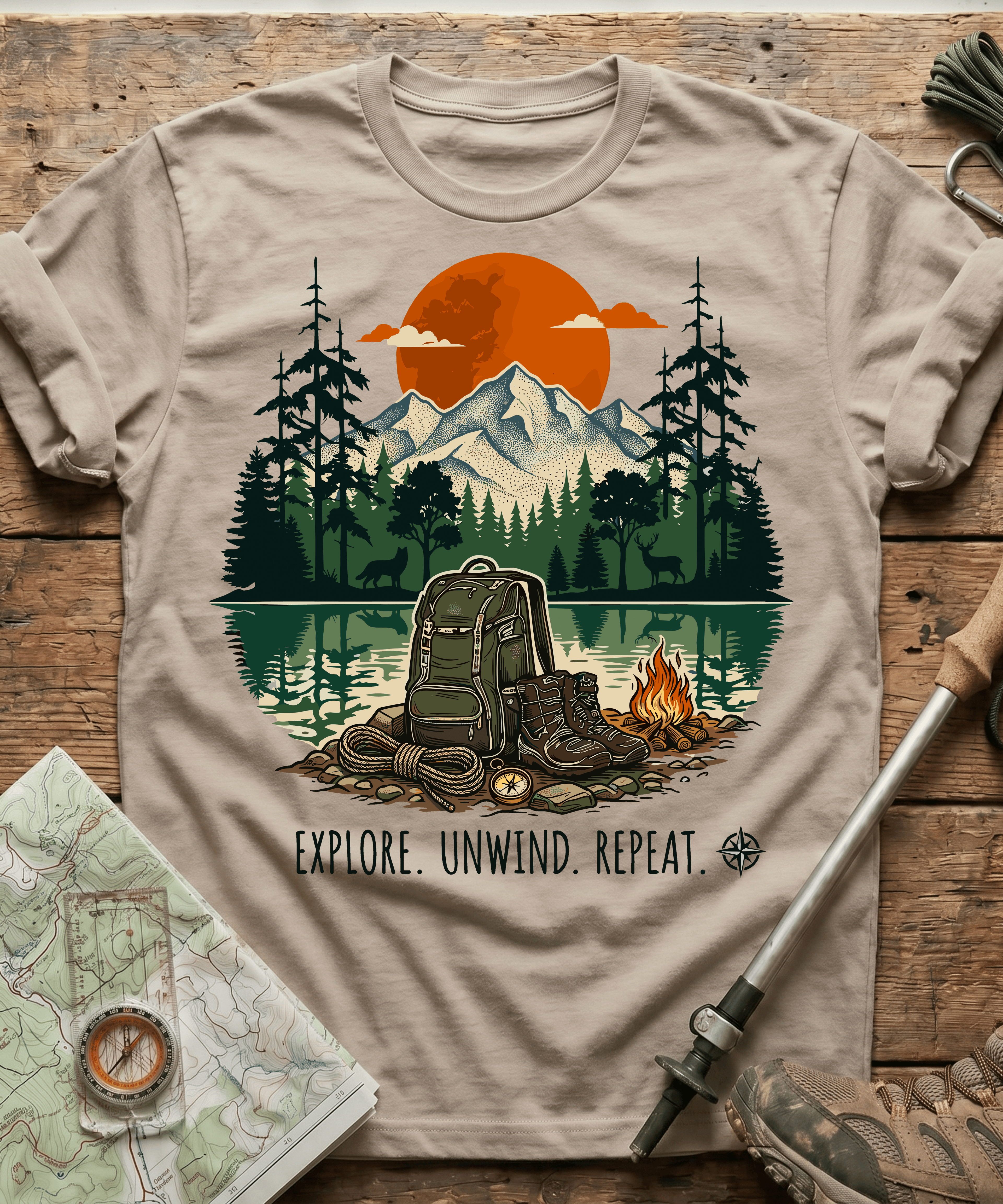 Explore Unwind Repeat T-shirt