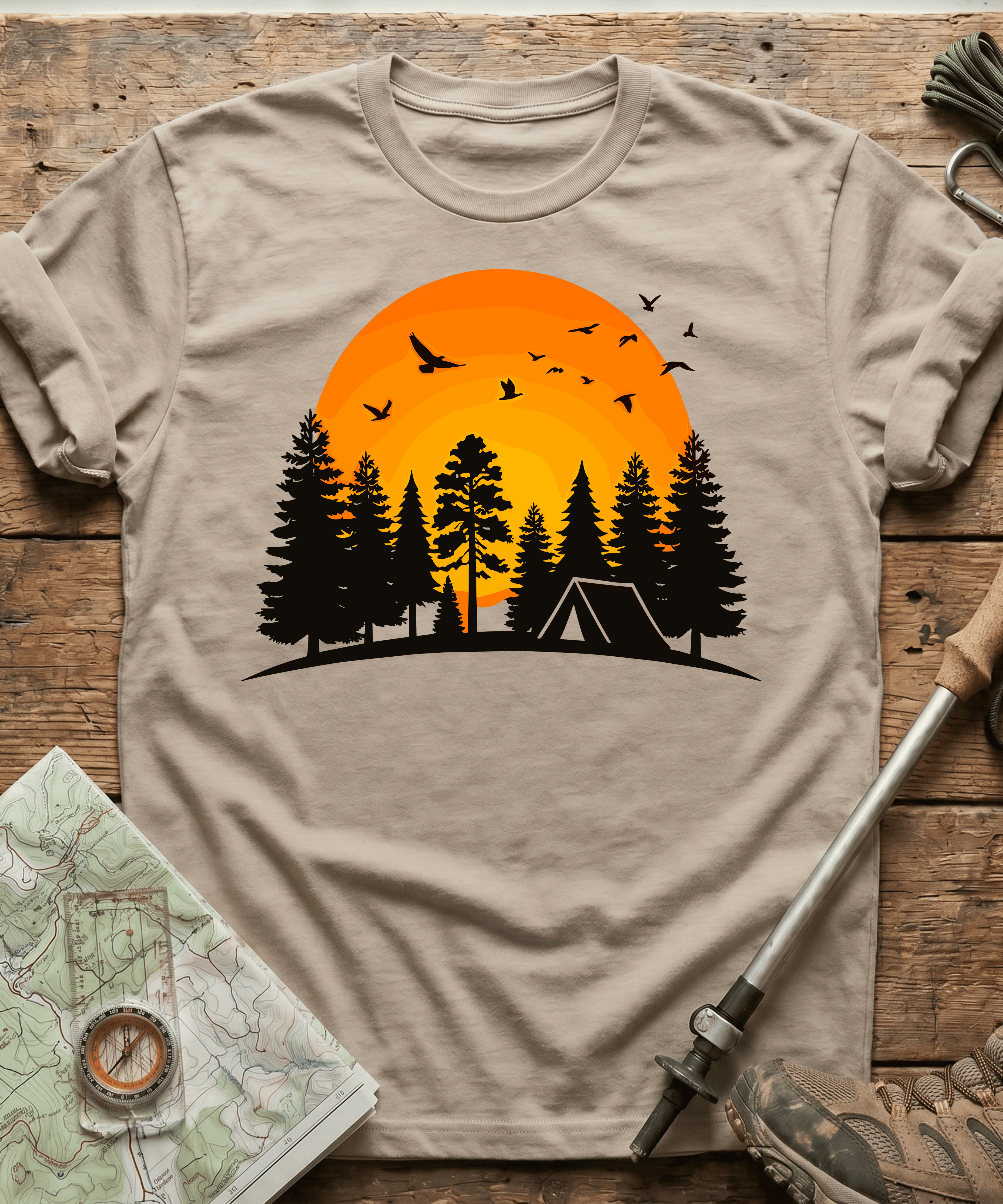 Forest Wilderness Camping T-Shirt