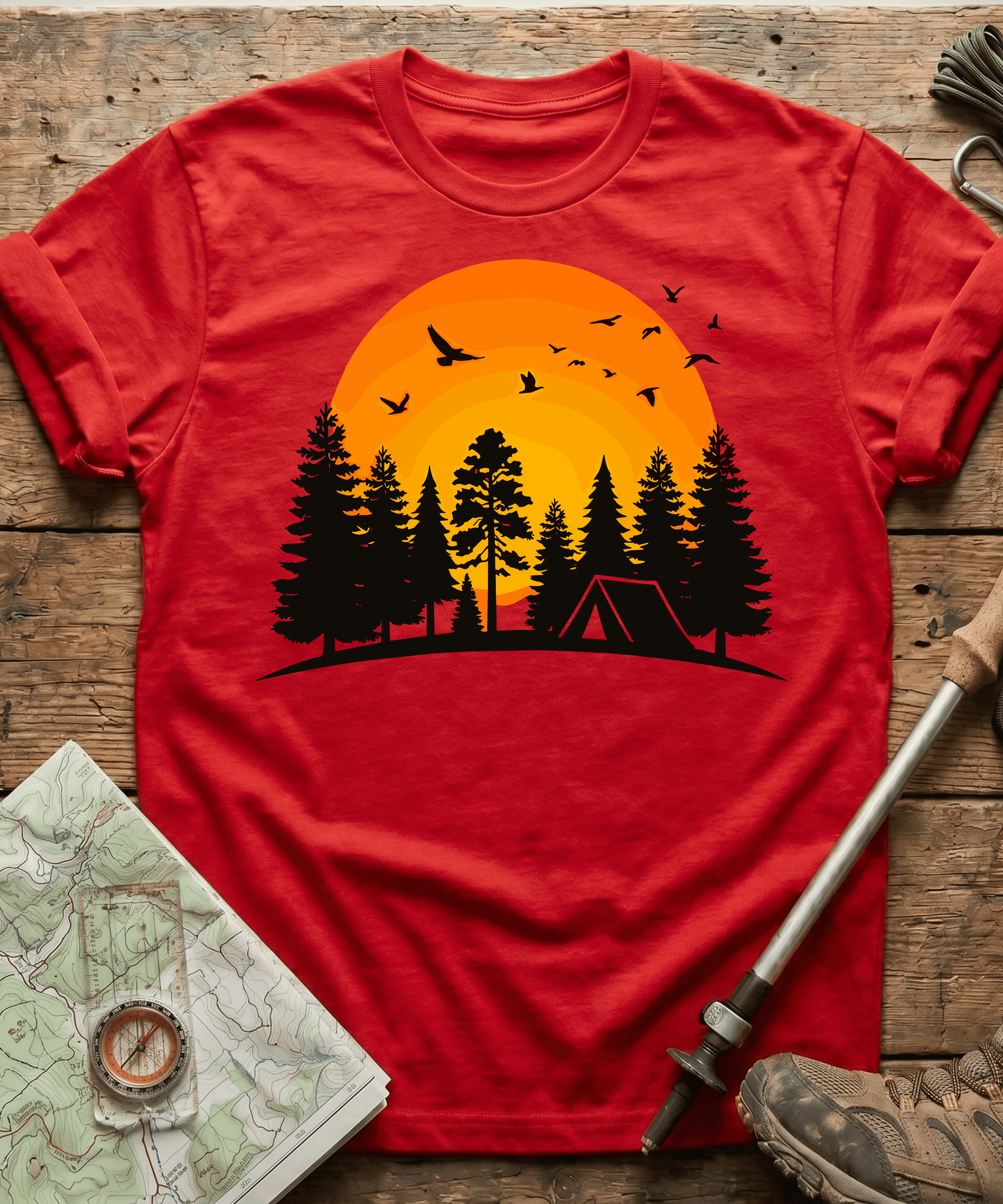 Forest Wilderness Camping T-Shirt