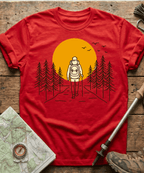 Solo Hiker Mountain Sunset T-Shirt