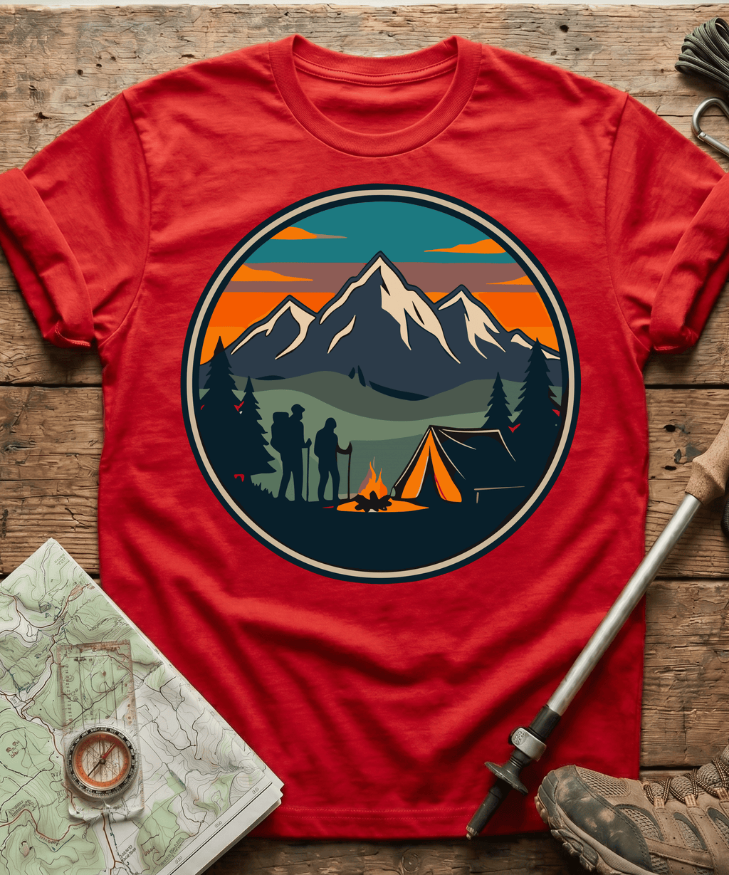 Mountain Campfire Adventure T-Shirt