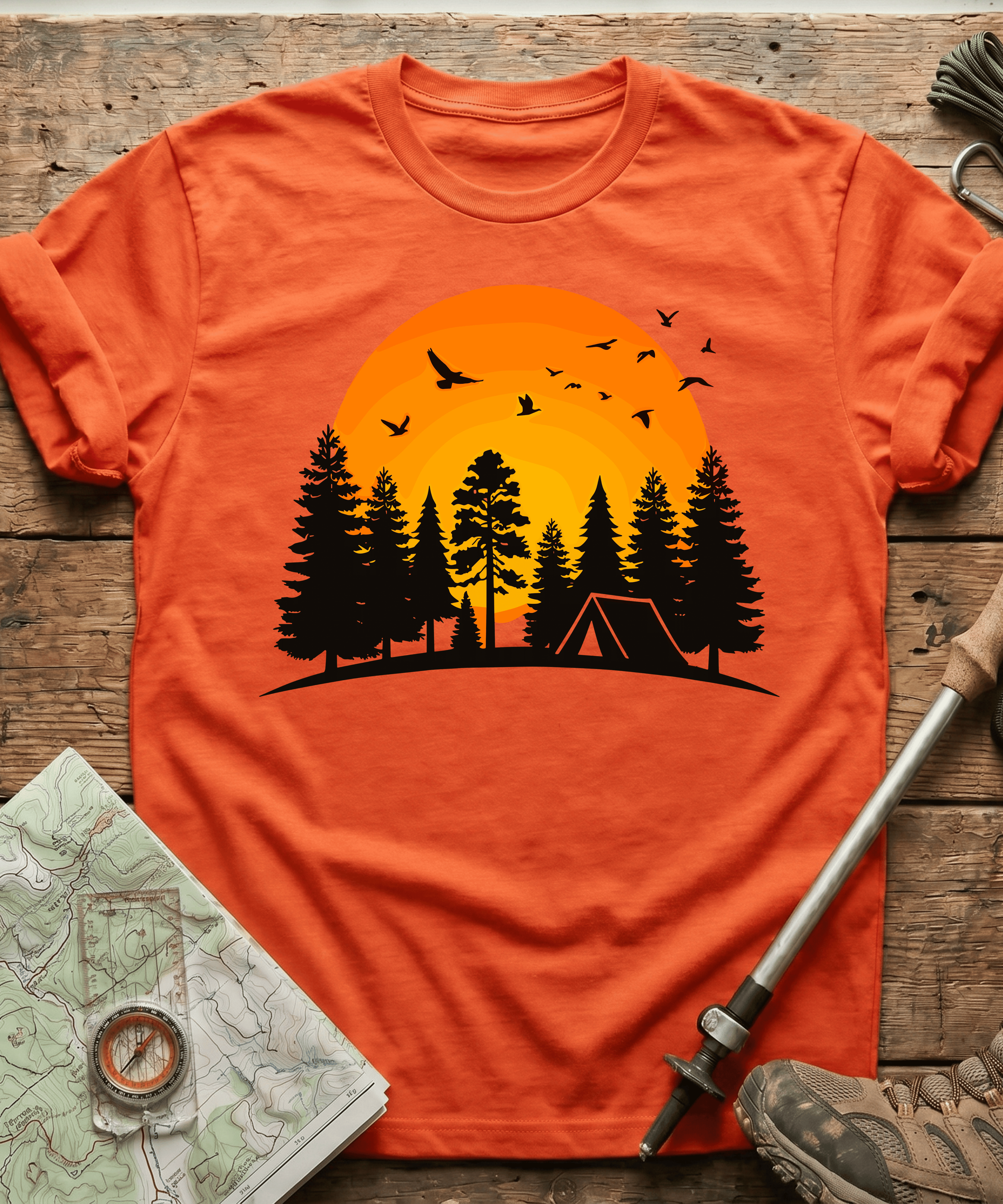 Forest Wilderness Camping T-Shirt