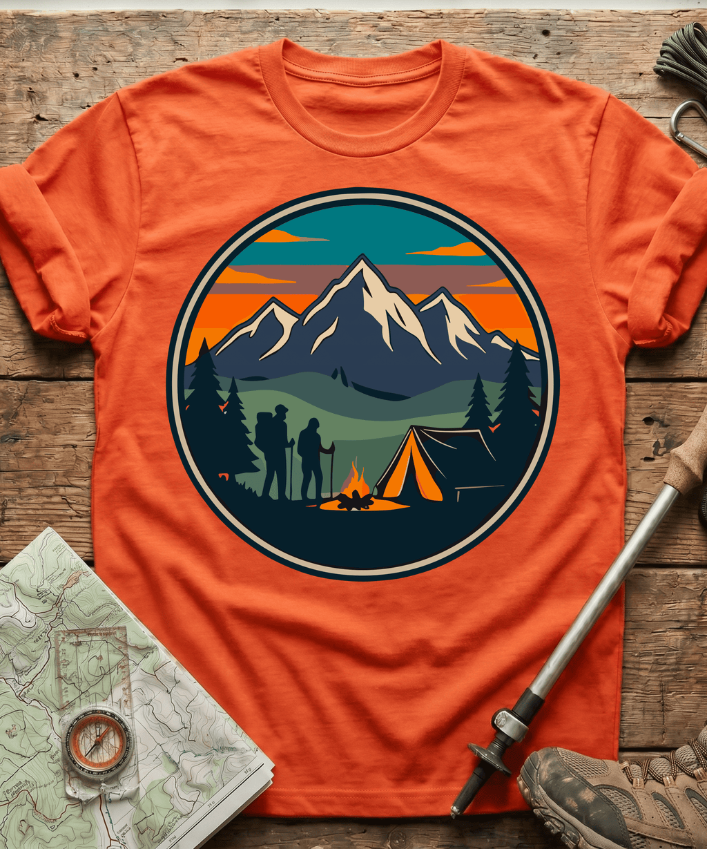Mountain Campfire Adventure T-Shirt