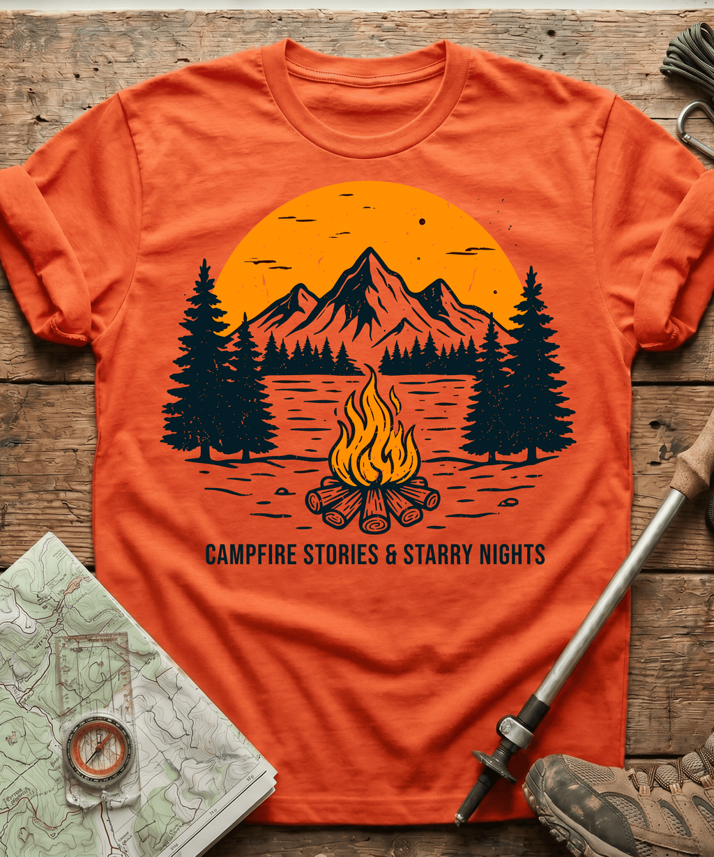 Camfire Stories And Starry Nights T-shirt