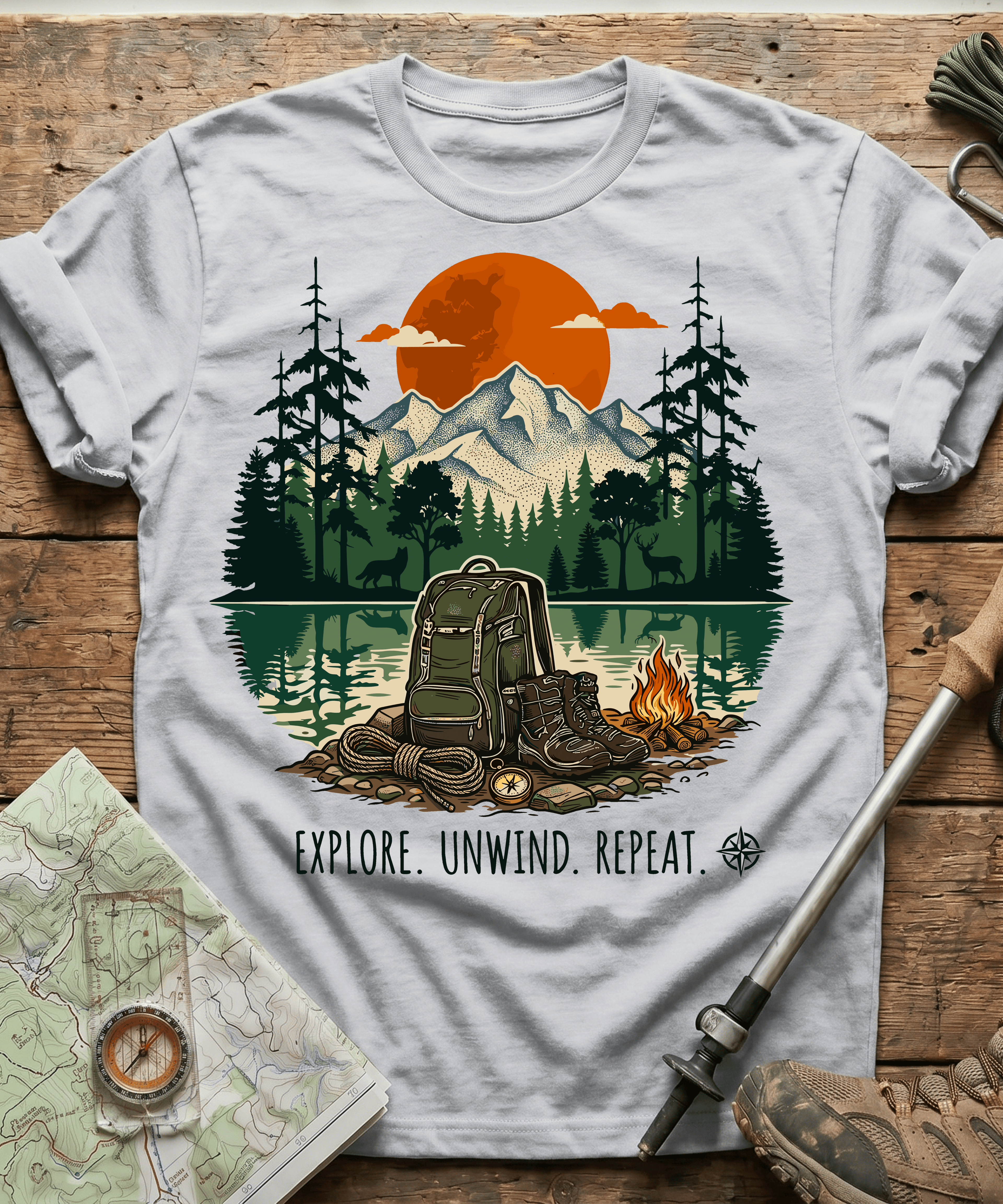 Explore Unwind Repeat T-shirt