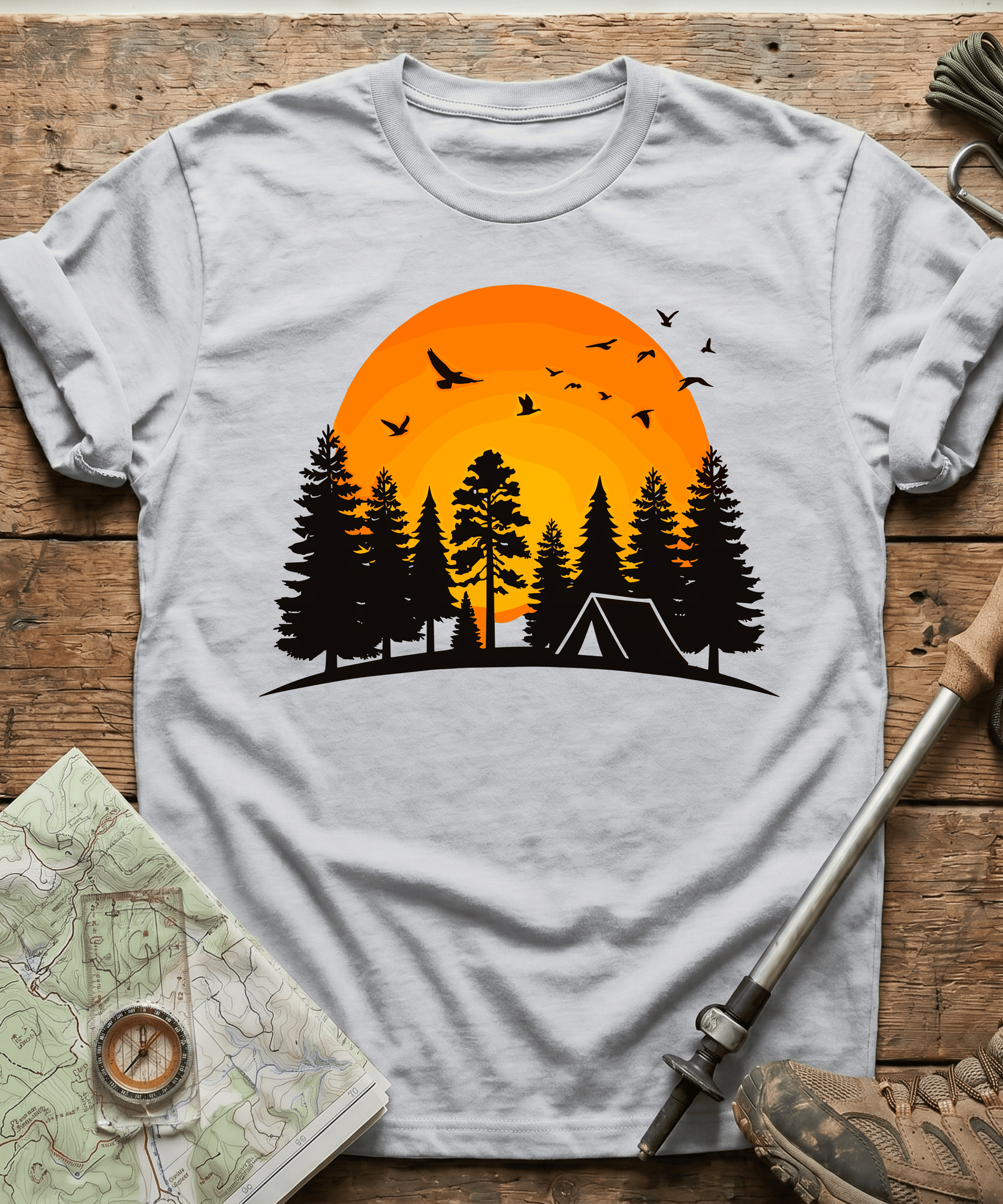 Forest Wilderness Camping T-Shirt