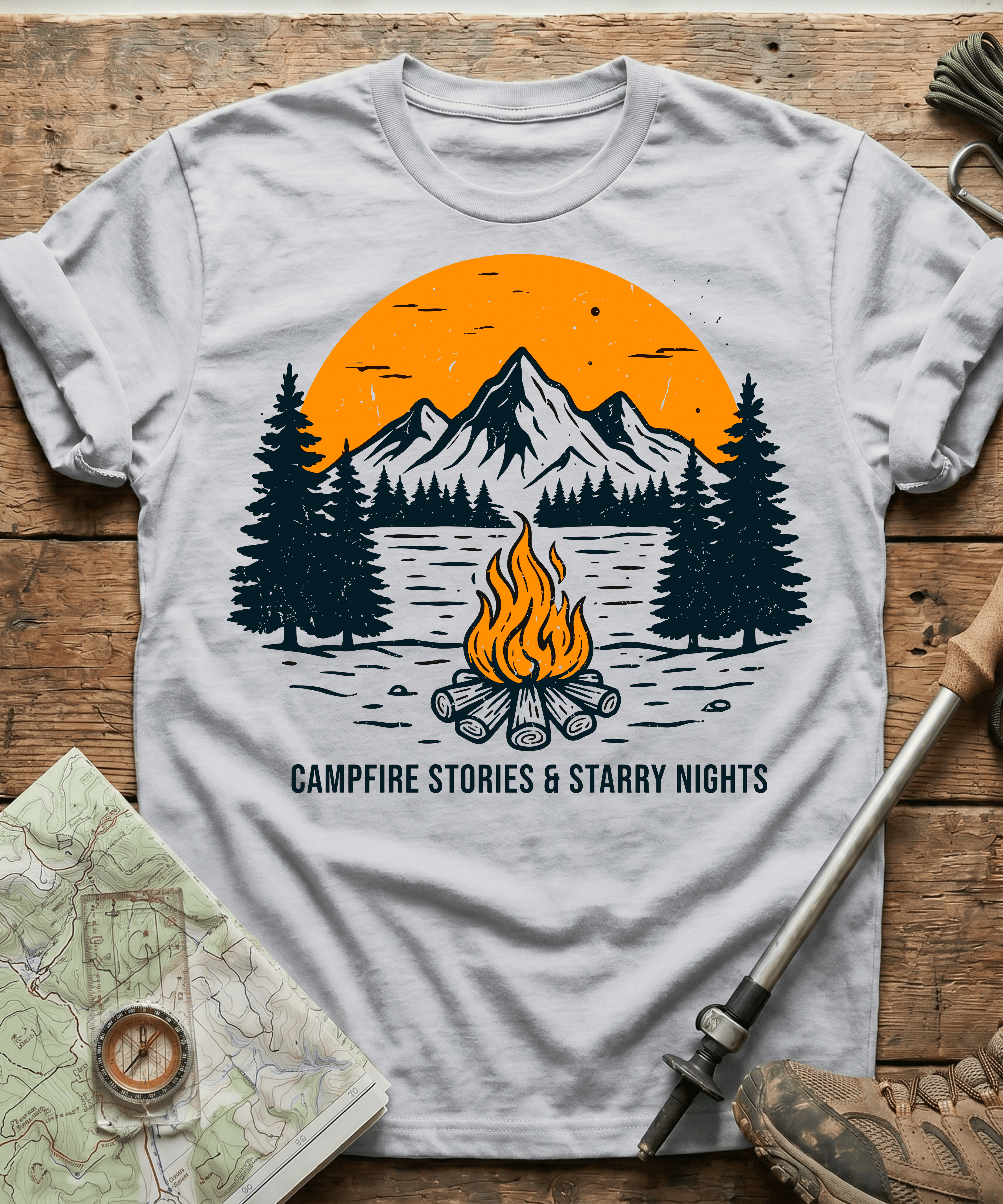 Camfire Stories And Starry Nights T-shirt