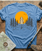 Solo Hiker Mountain Sunset T-Shirt