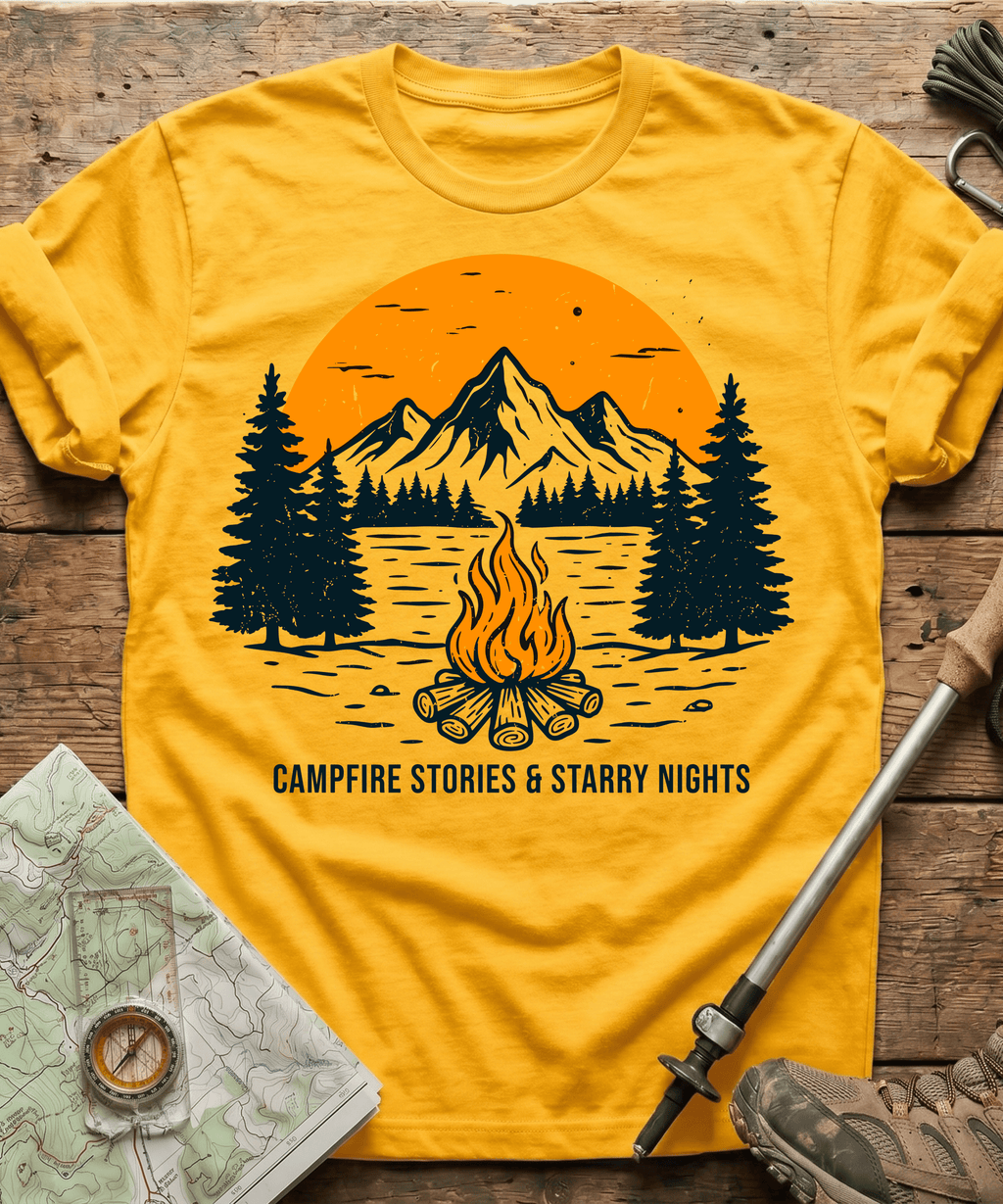Camfire Stories And Starry Nights T-shirt