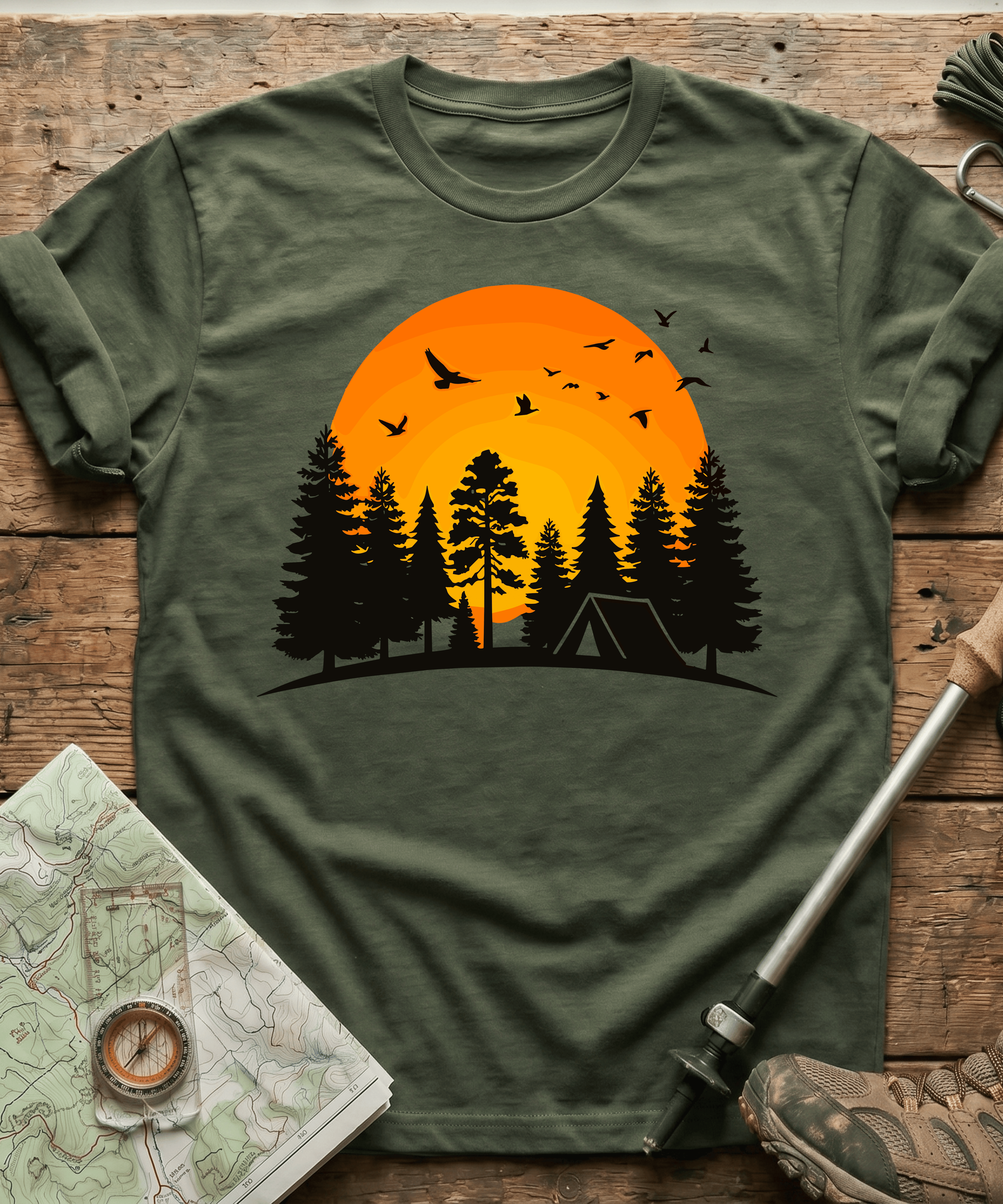 Forest Wilderness Camping T-Shirt