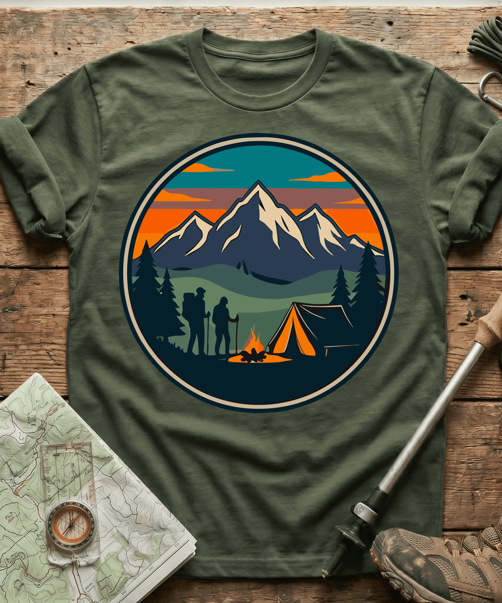 Mountain Campfire Adventure T-Shirt