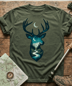 Moonlight River Stag Silhouette T-Shirt
