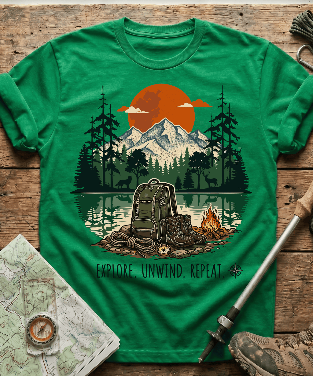 Explore Unwind Repeat T-shirt