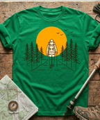 Solo Hiker Mountain Sunset T-Shirt