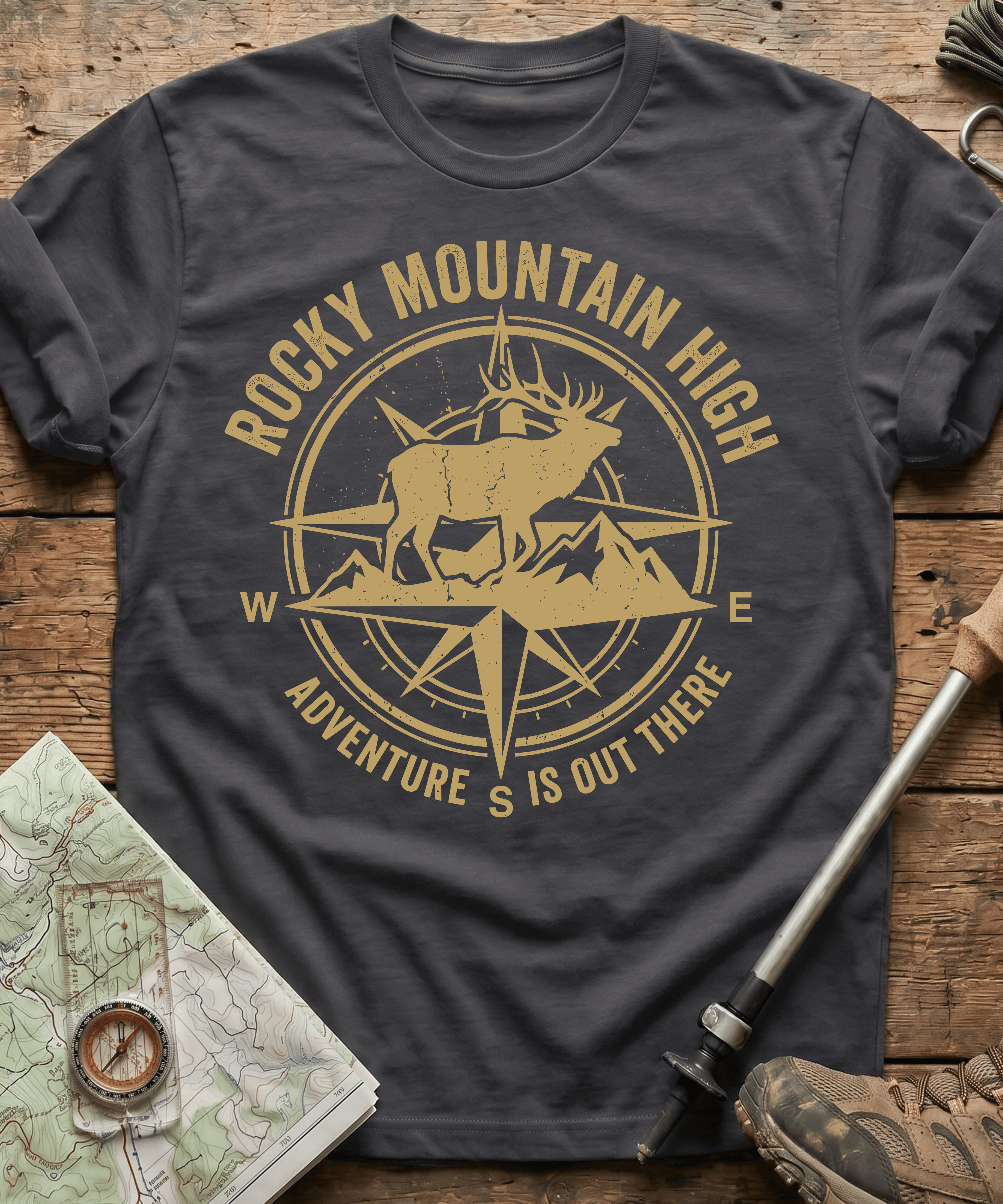 Rocky Mountain High Adventure Is Out There T-shirt