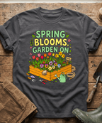 Spring Blooms Garden On T-Shirt