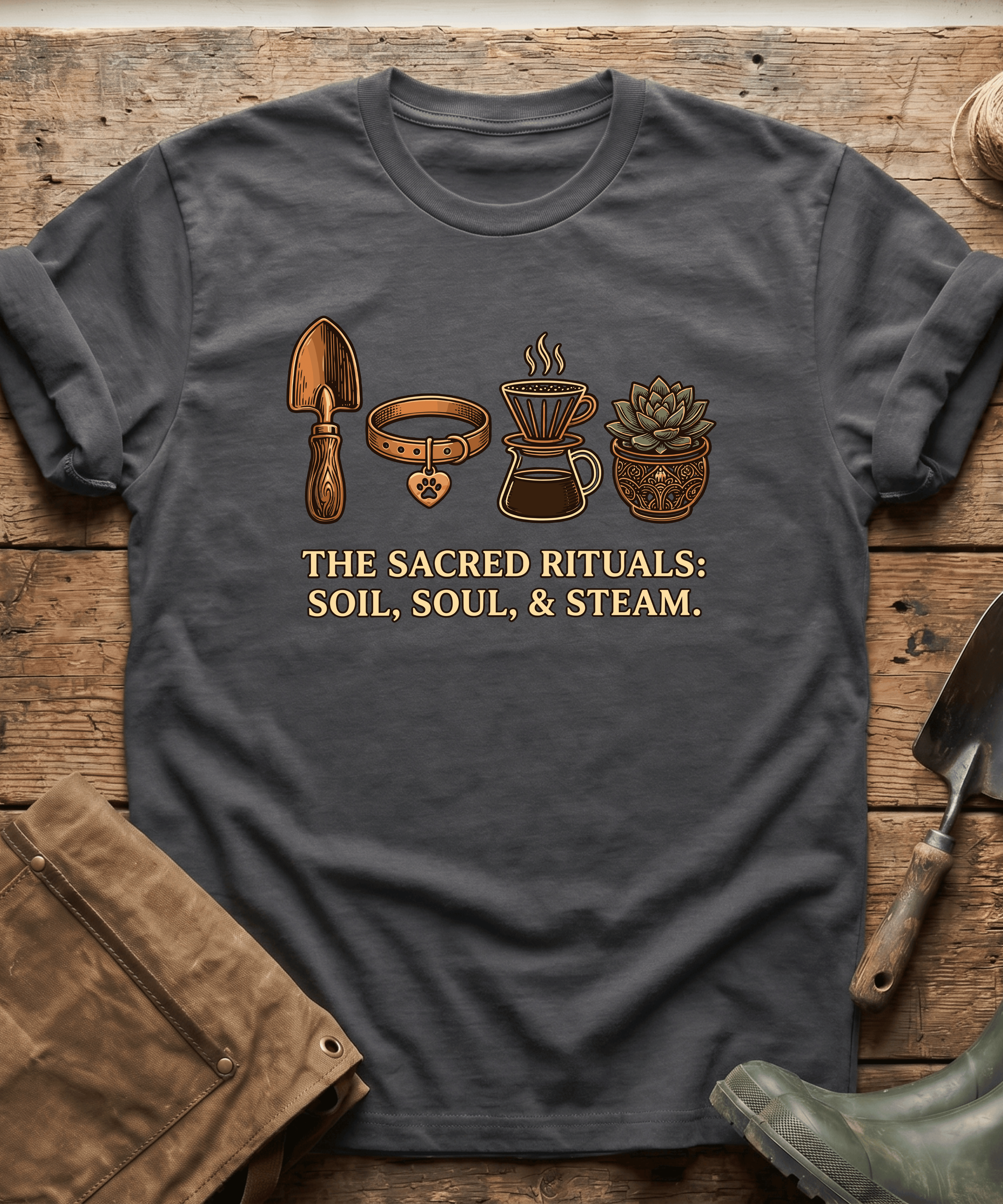 Sacred Rituals Soil Soul Steam T-Shirt