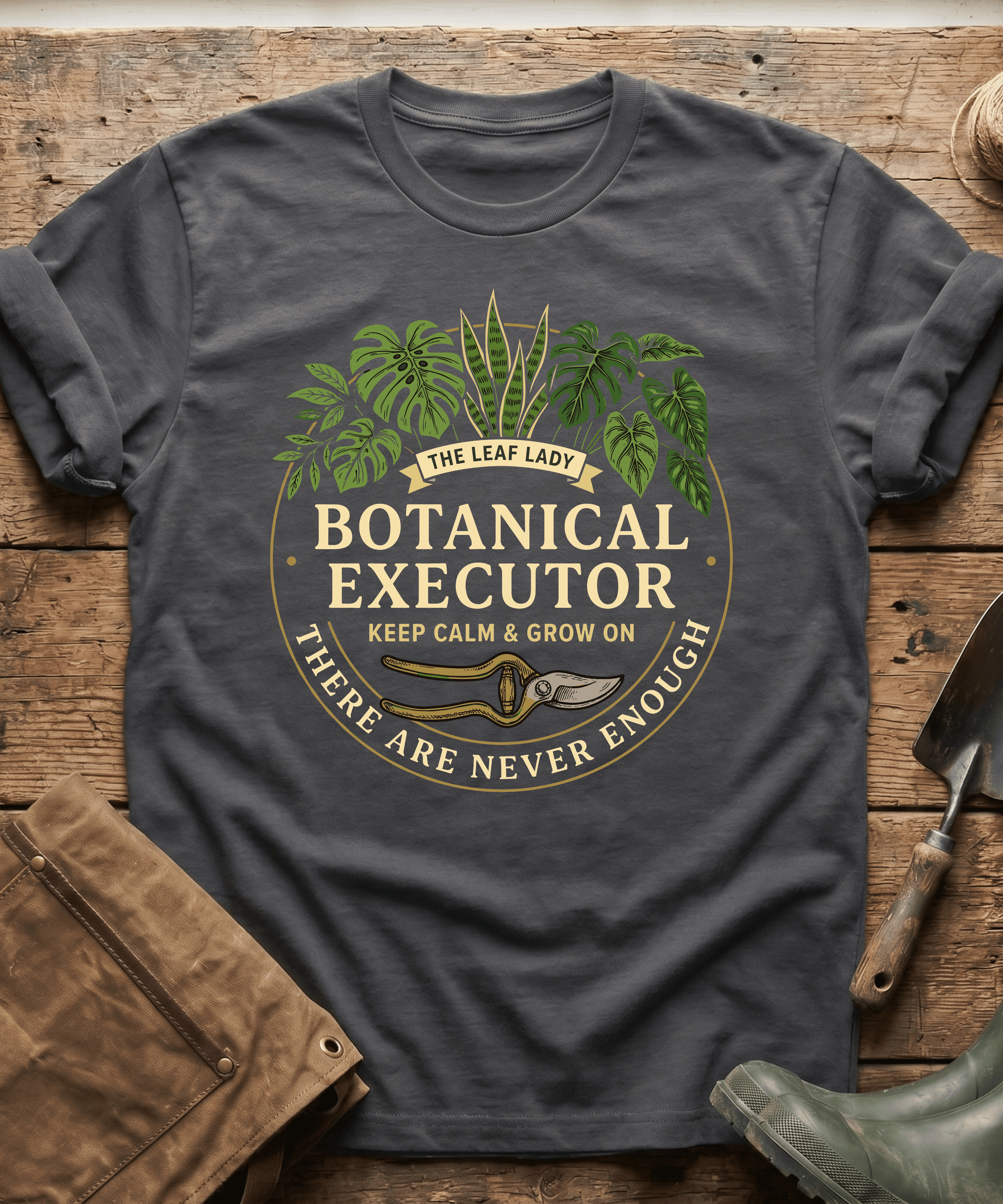 Botanical Executor Keep Calm Grow On T-Shirt
