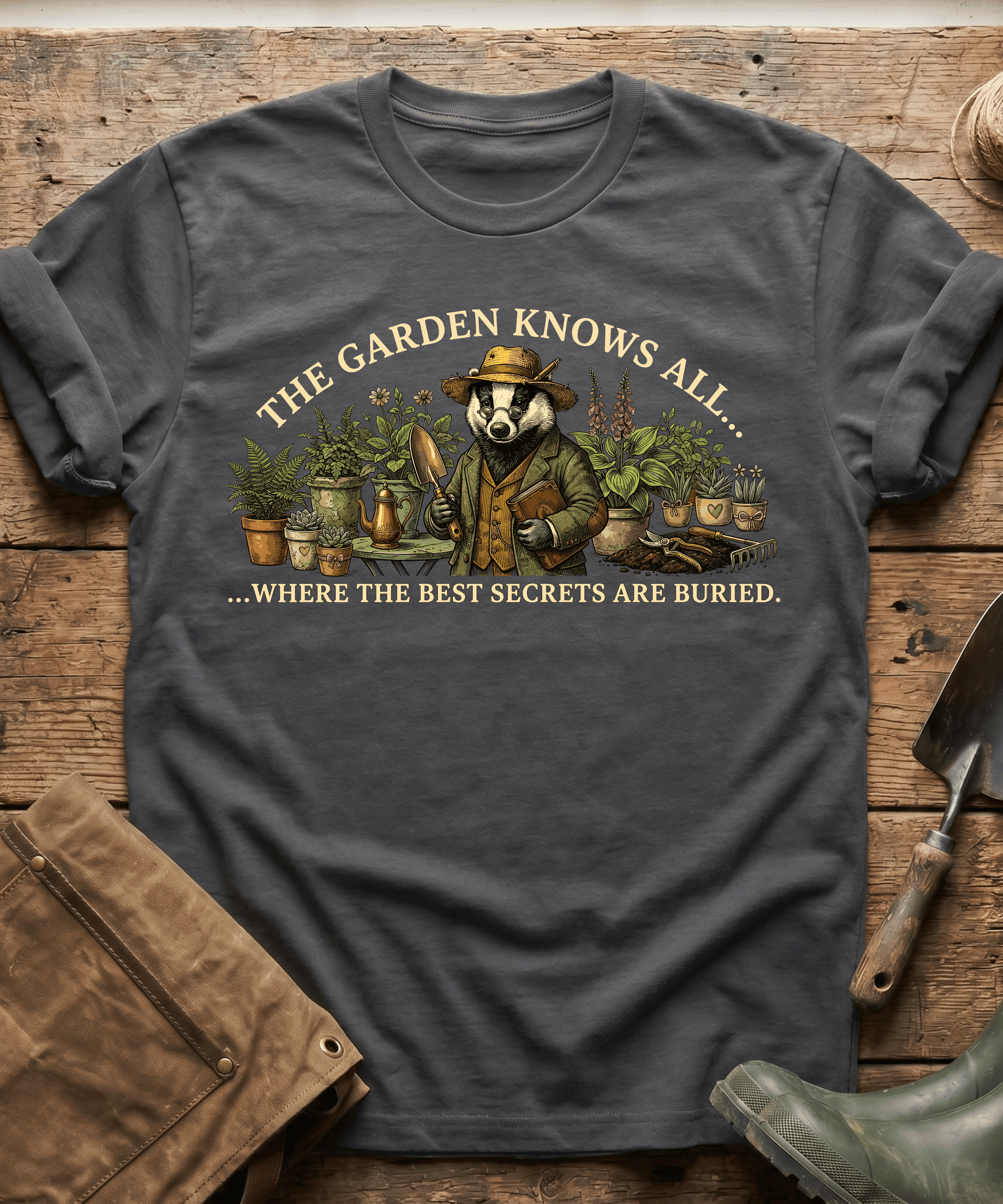 The Garden Knows All Badger T-Shirt