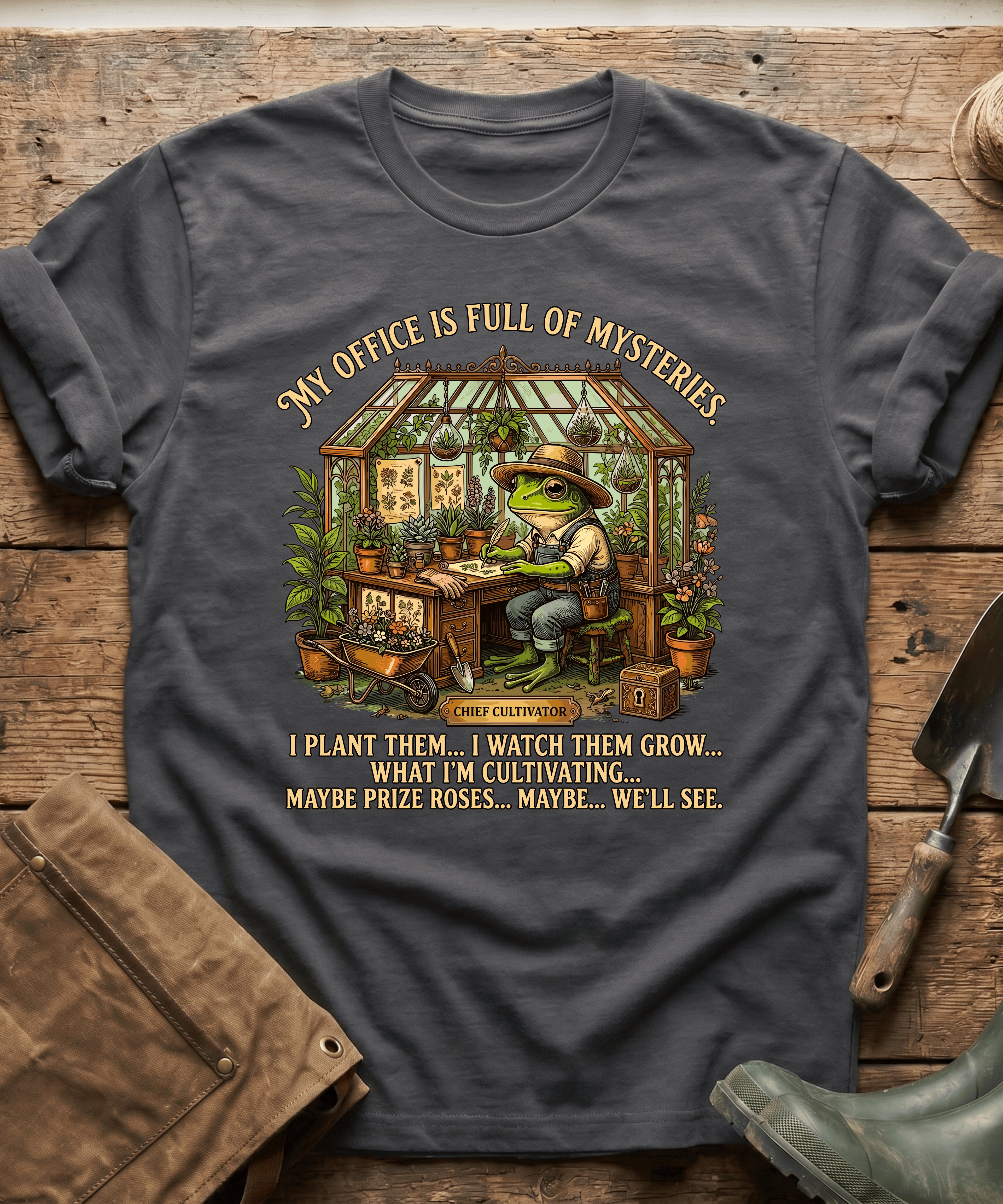 Chief Cultivator Office Full Of Mysteries T-Shirt