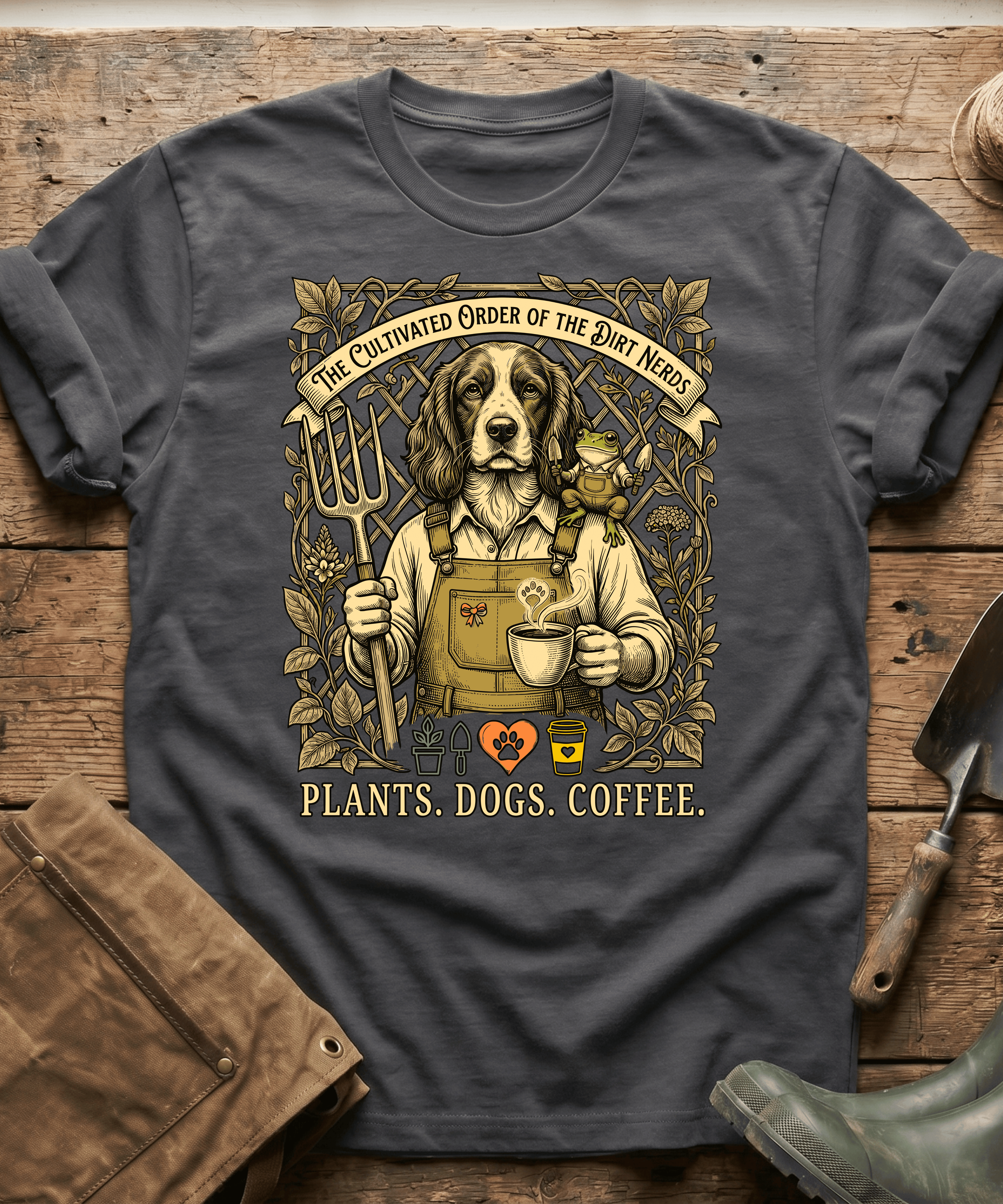 Cultivated Order Of Dirt Nerds Dog T-Shirt