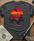 Desert Canyon Bison Eagle T-Shirt