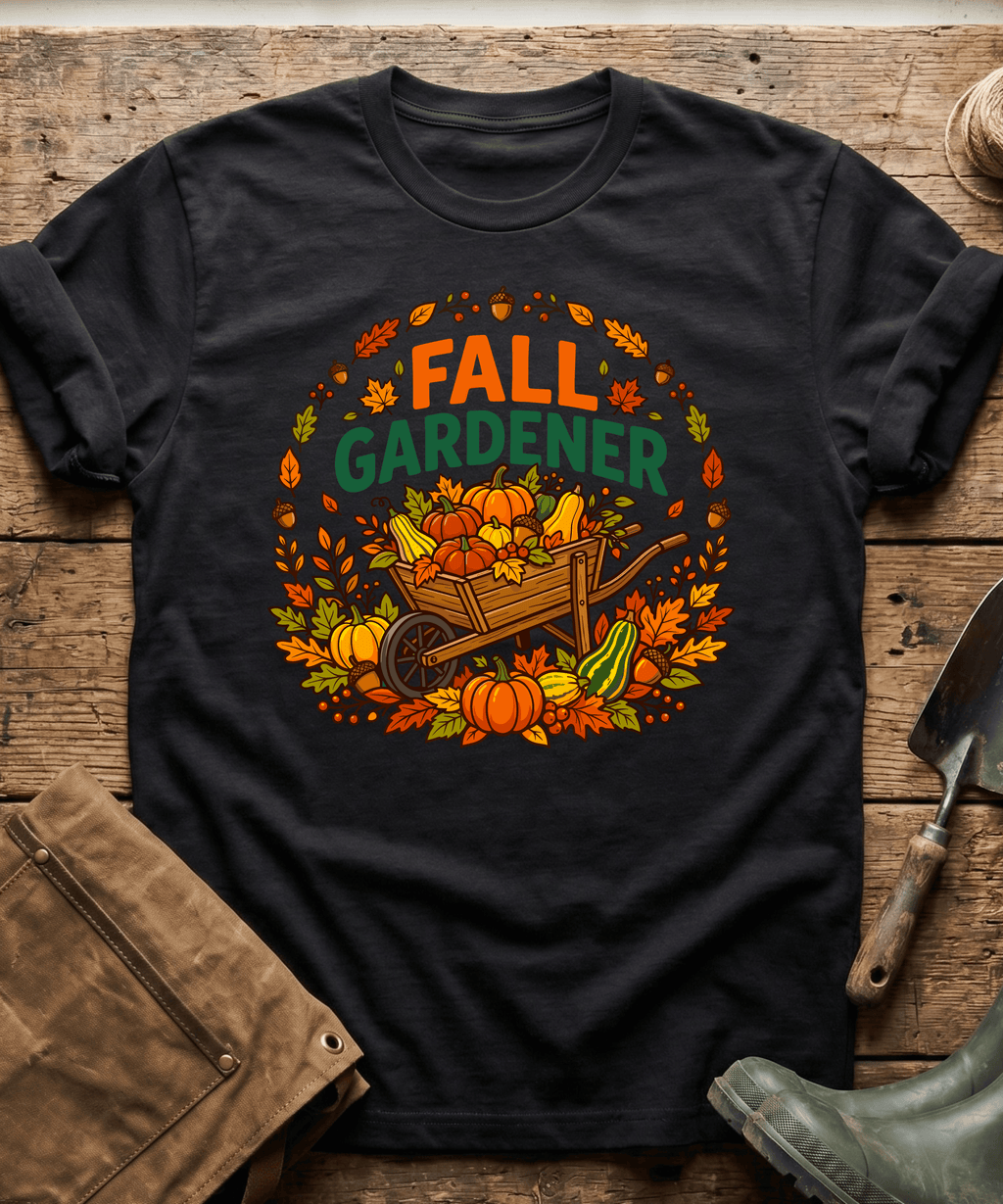 Vintage Fall Gardener Pumpkin T-Shirt