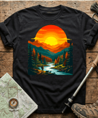 Scenic Wilderness Explorer Sunset T-Shirt