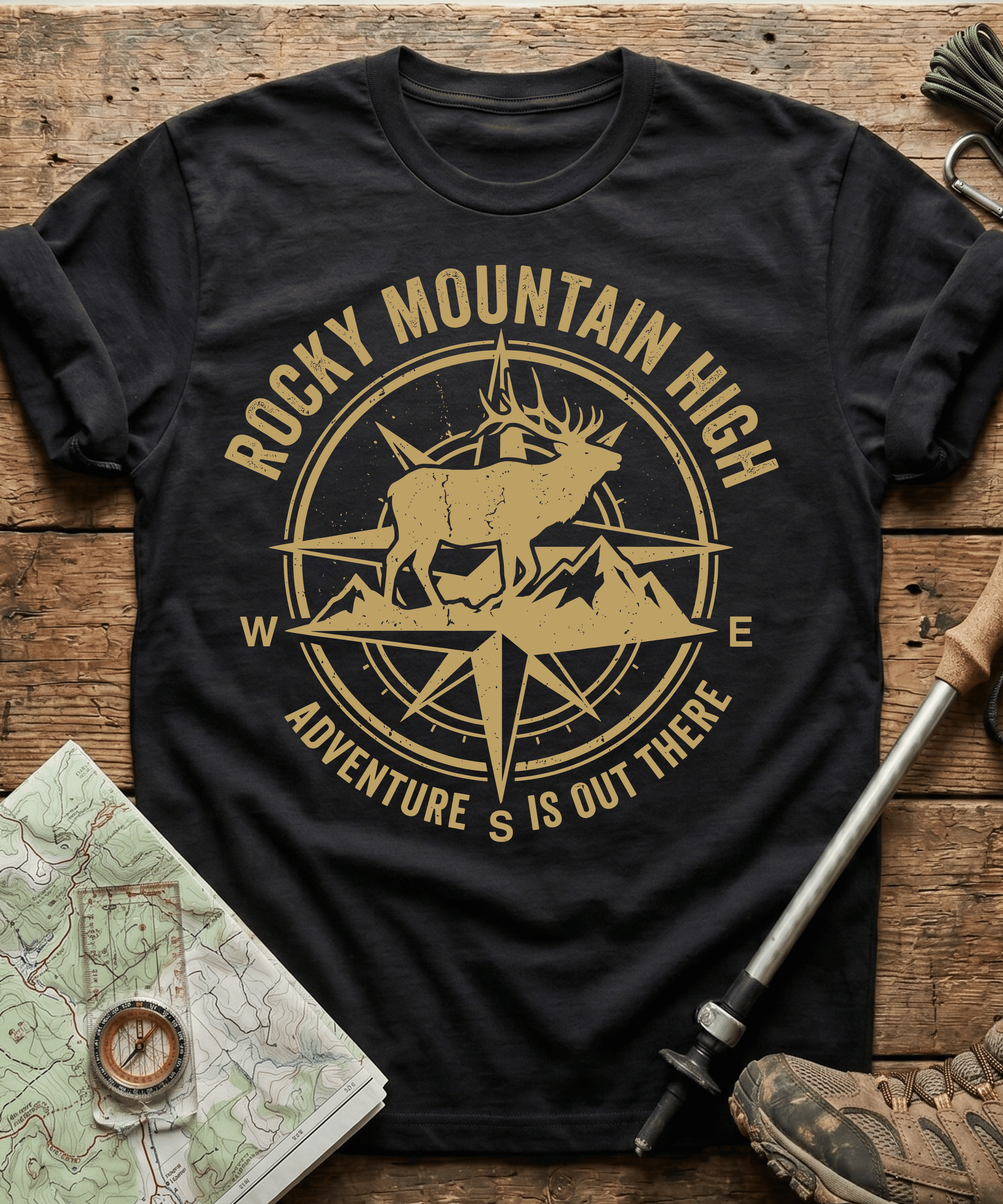 Rocky Mountain High Adventure Is Out There T-shirt