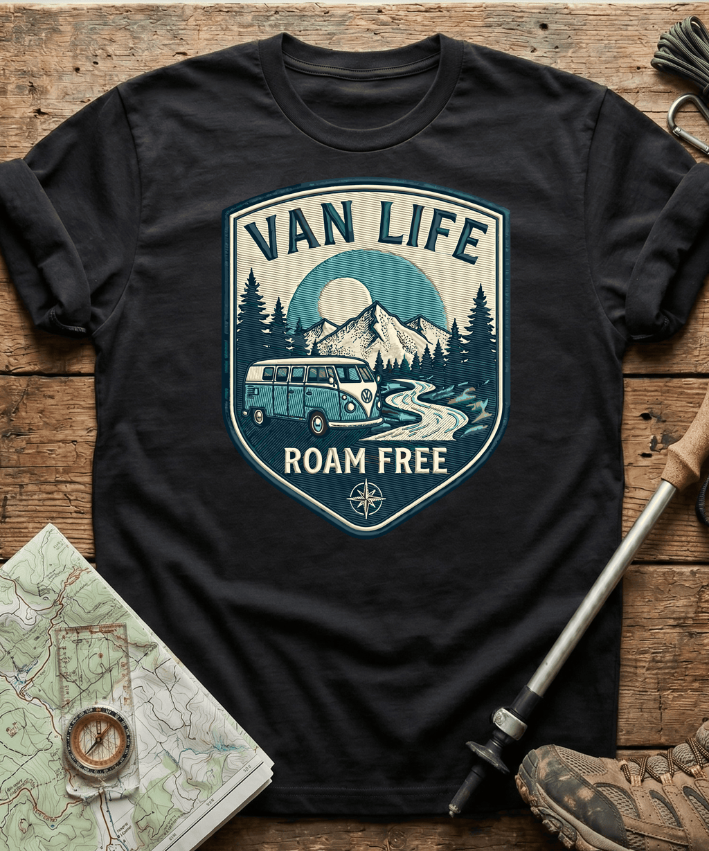 Van Life Roam Free T-shirt