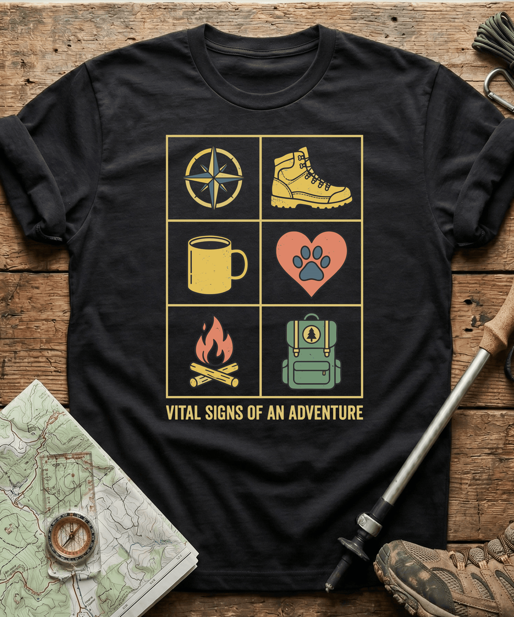 Vital Signs Of An Adventure T-shirt