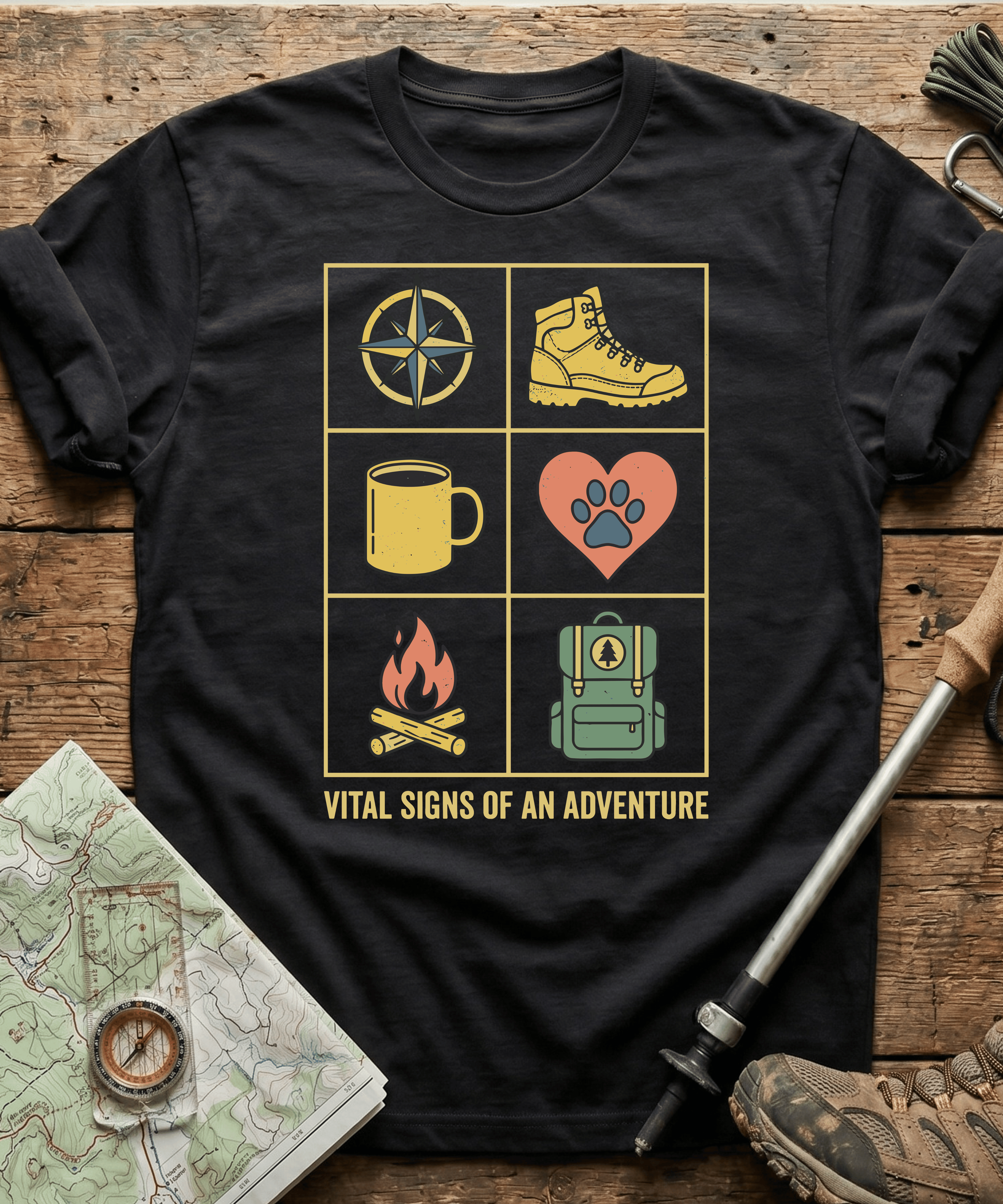 Vital Signs Of An Adventure T-shirt