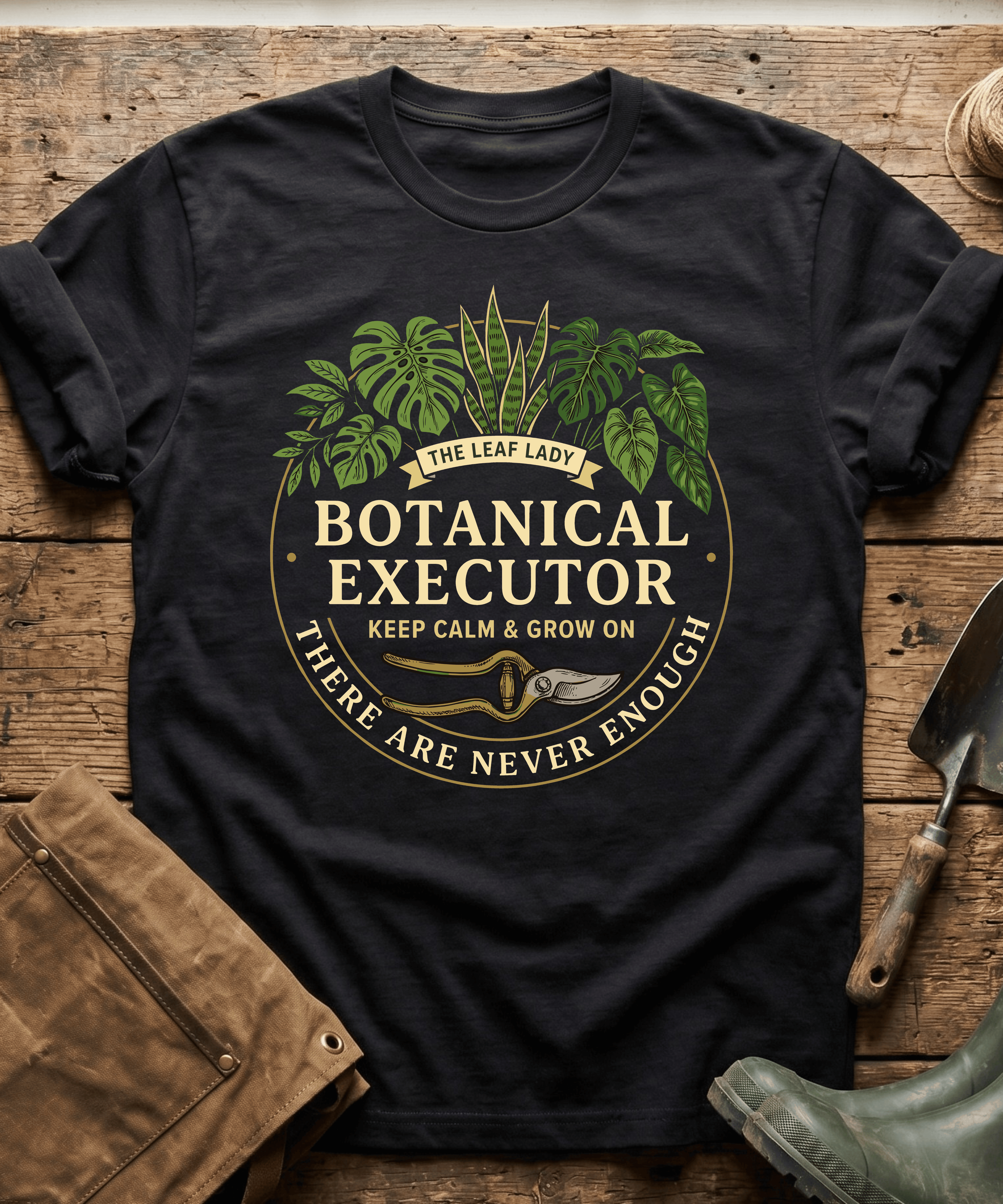 Botanical Executor Keep Calm Grow On T-Shirt