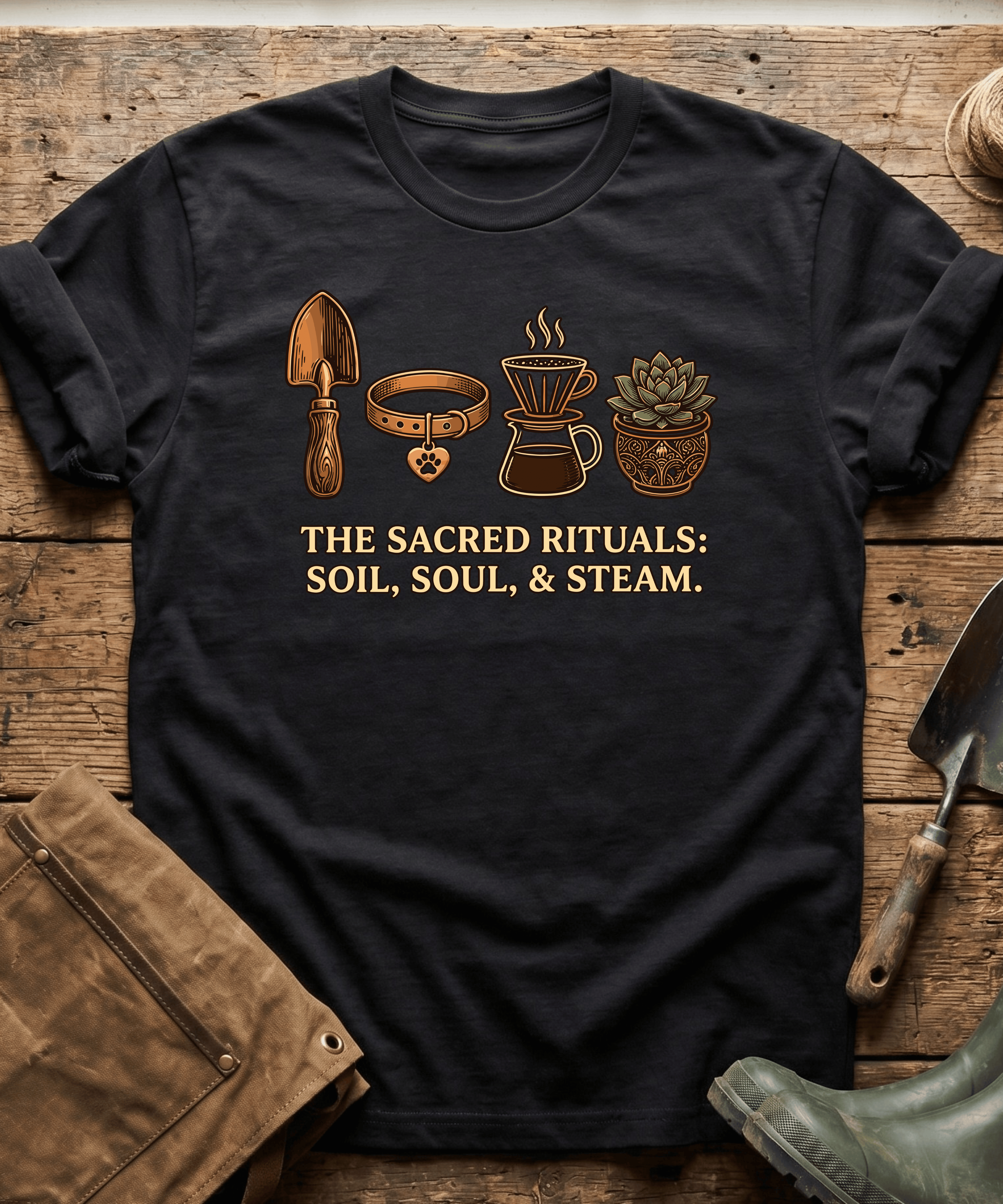 Sacred Rituals Soil Soul Steam T-Shirt