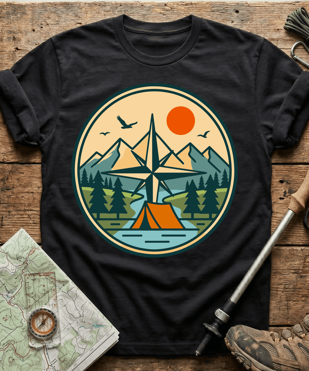 Explore More Camping Compass T-Shirt