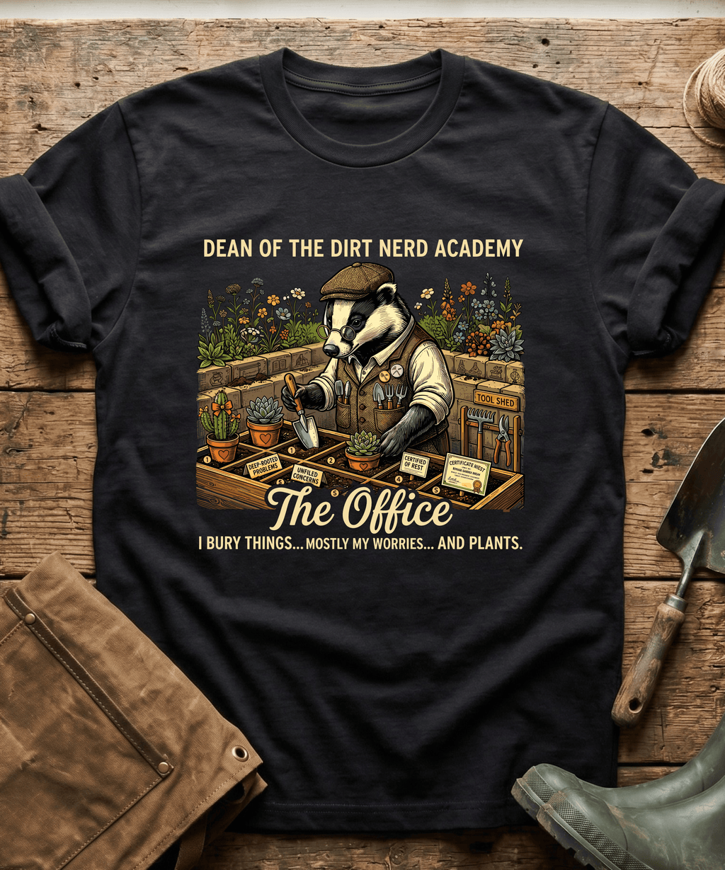 Dean of the Dirt Nerd Academy T-Shirt
