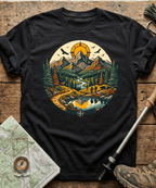 Wilderness Hiking Compass Trails T-Shirt