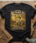 Official Botanical Strategist Frog Gardener T-Shirt