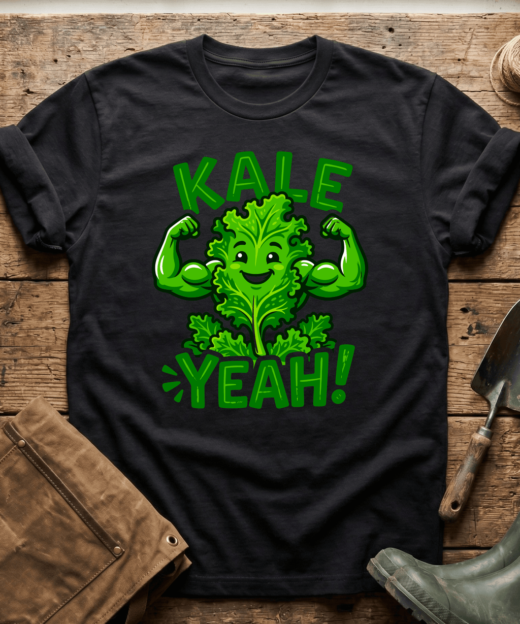 Funny Kale Yeah Healthy Gardening T-Shirt