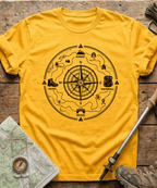 Explorer Compass Blueprint T-Shirt