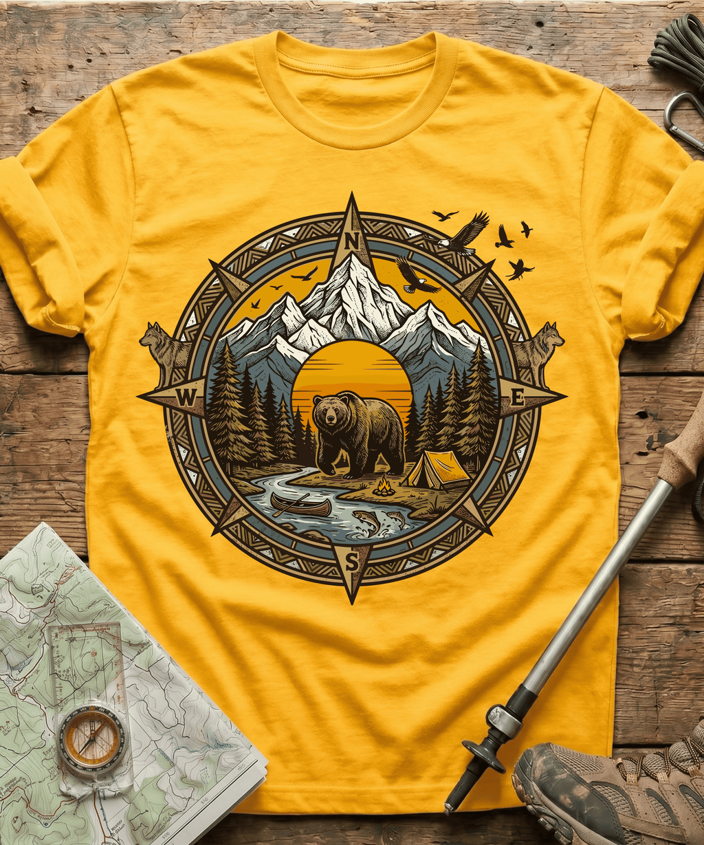 Great Outdoors Adventure Compass T-Shirt