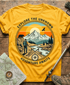 Explore The Unknown Adventure Awaits T-shirt