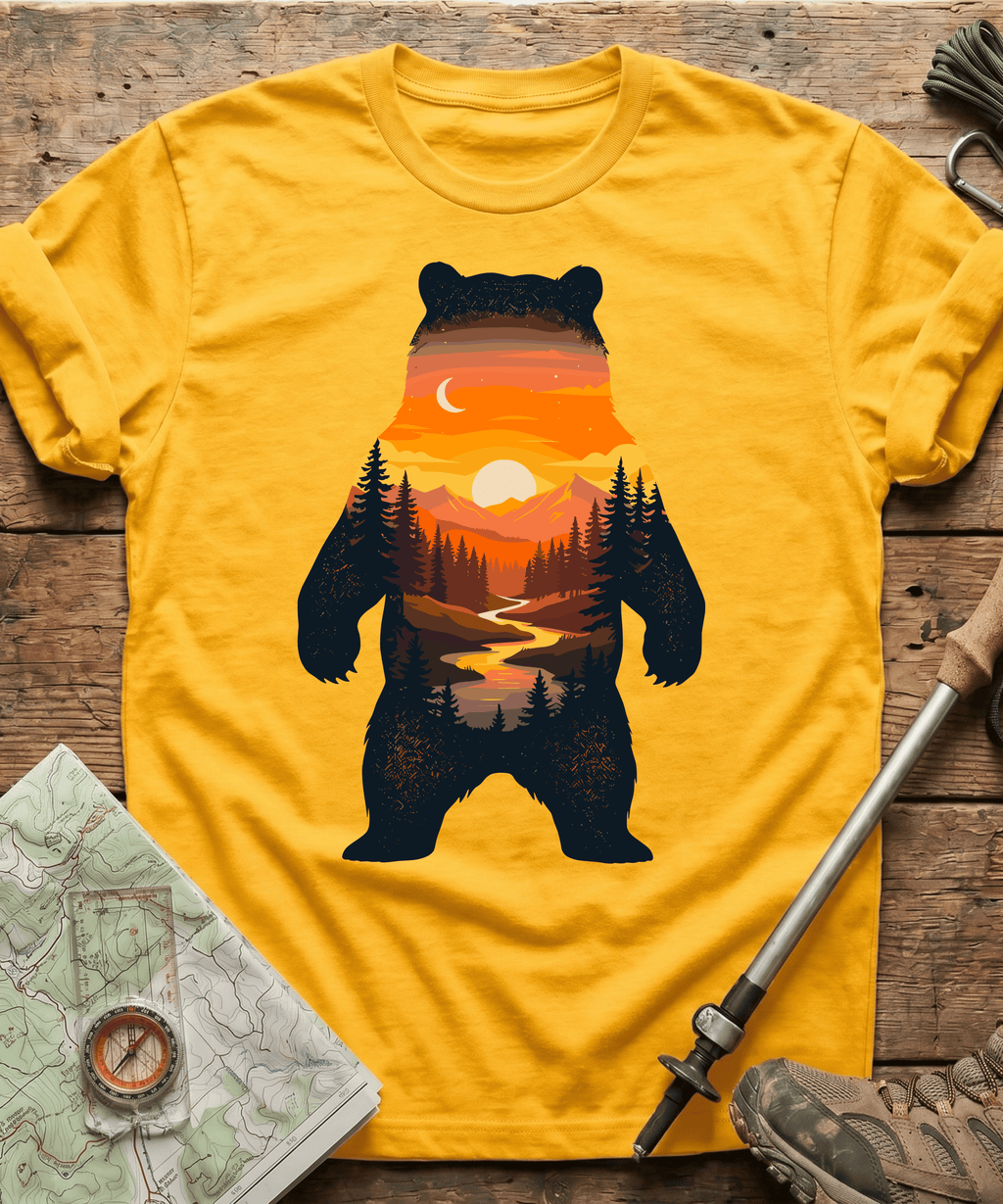 Mountain River Bear T-Shirt