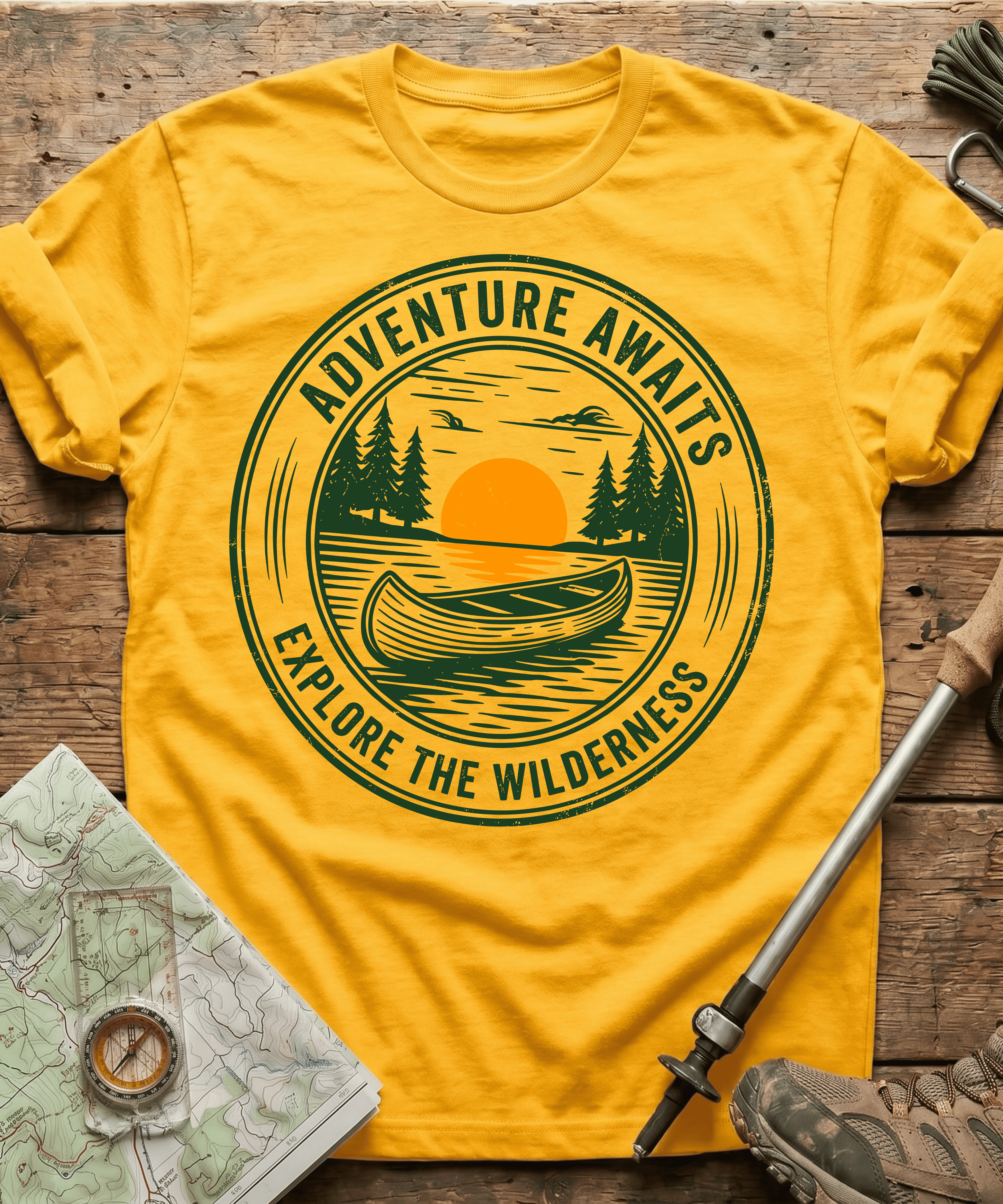 Adventure Awaits Explore The Wilderness T-shirt