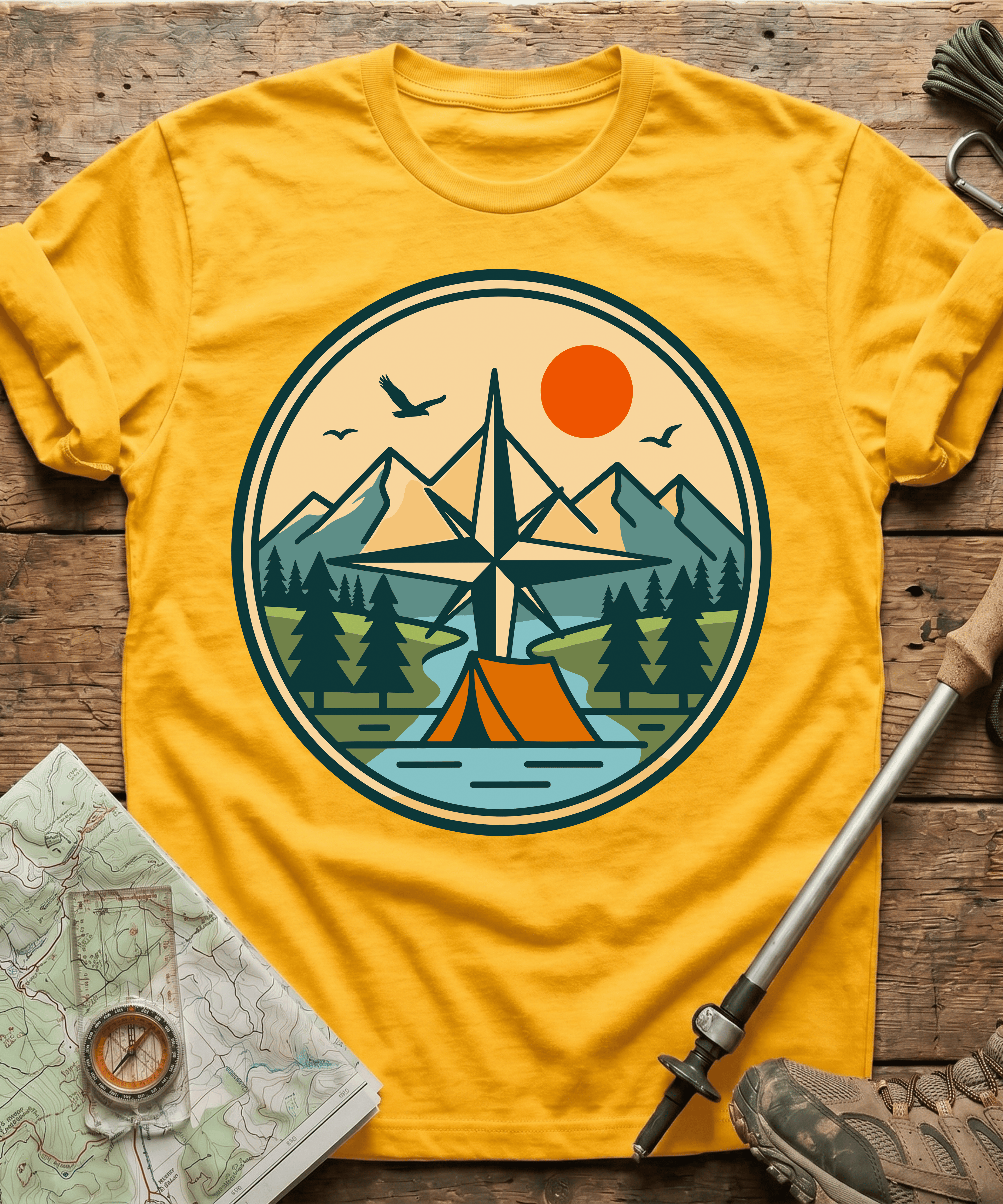 Explore More Camping Compass T-Shirt
