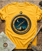 Starry Night Mountain Compass T-Shirt