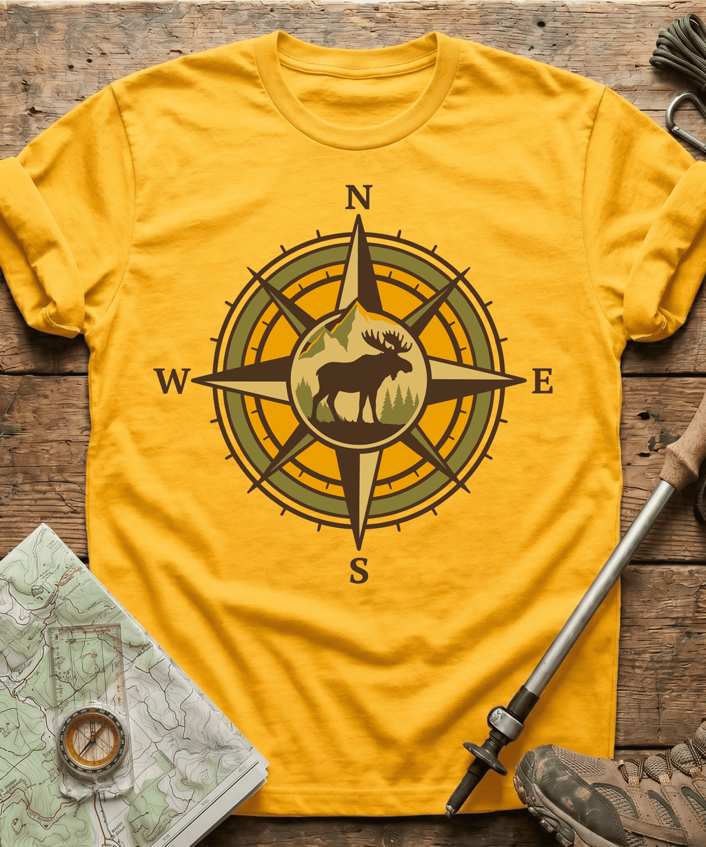 Wilderness Moose Compass T-Shirt